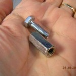 new screw and nut