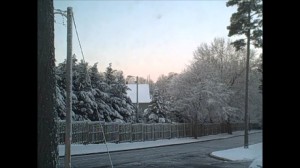 Snow in Gastonia NC.